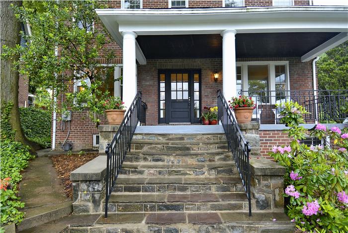 1303 Quincy Street NE Washington DC. Exterior stairs